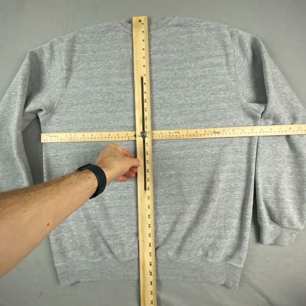 Carhartt Loose Fit Mens Sweatshirt L Crewneck Pullover Grey TS0124-M - Picture 10 of 13
